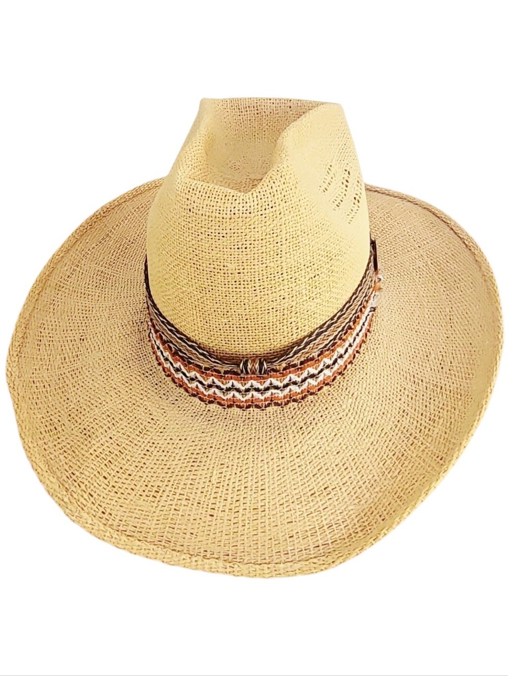 Vintage Resistol Self Conforming Spuridge Natural Western Cowboy Hat  Sz 7 1/8